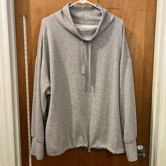 Size 2X - Jones New York - Gray Heavy Knit Pullover Top - Picture 1 of 6